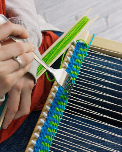 14.5" x 18.5" LapLoom B by Friendly Loom™-Weaving-Friendly Loom-Acorns & Twigs