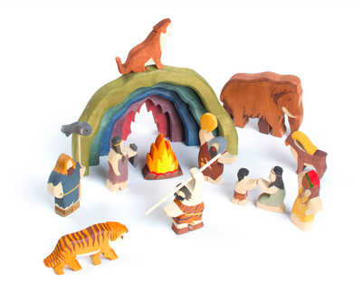 Cave Set-Small World Play-PoppyBabyCo-Acorns & Twigs