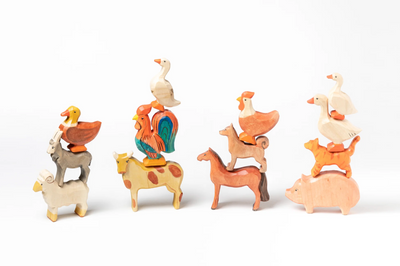 Farm Animals-Small World Play-PoppyBabyCo-Acorns & Twigs