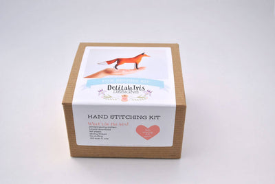 Felt Fox Stuffed Animal DIY Craft Sewing Kit-Felt Craft-DelilahIris Designs-Acorns & Twigs