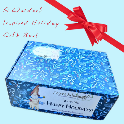 For Families with Kids: Waldorf Holiday Gift Box-Gift Boxes-Acorns & Twigs-Acorns & Twigs