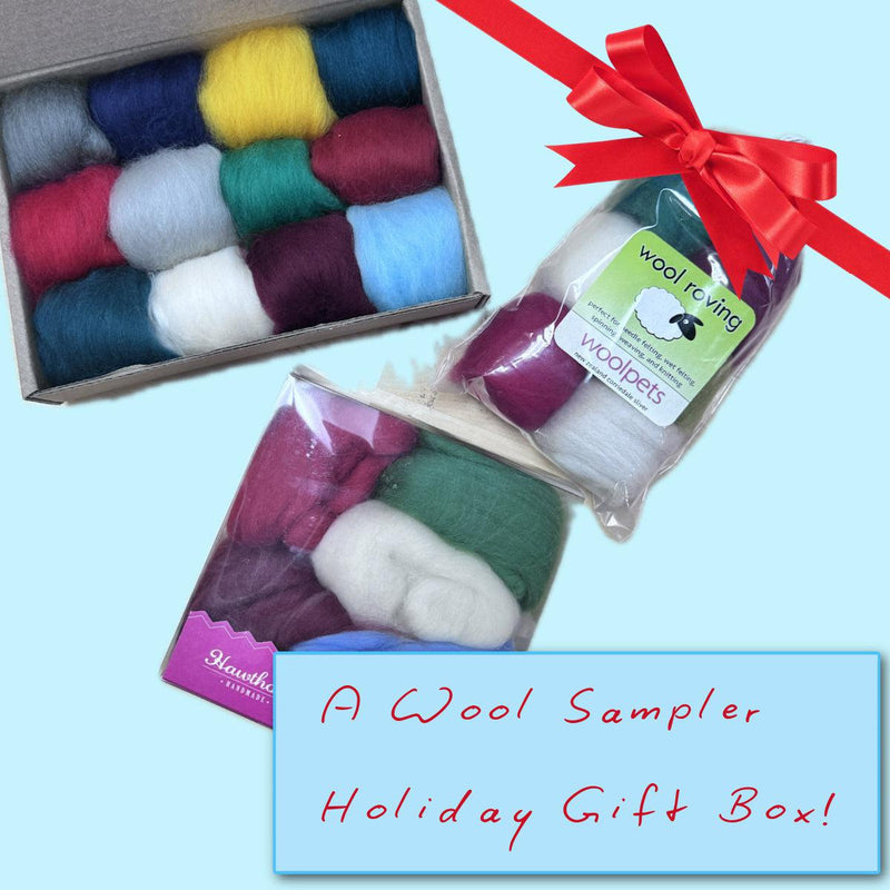 For Fiber Explorers: Wool Fiber Holiday Gift Box-Gift Boxes-Acorns & Twigs-Acorns & Twigs