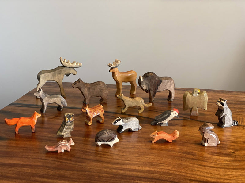 Forest Animals-Small World Play-PoppyBabyCo-Acorns & Twigs