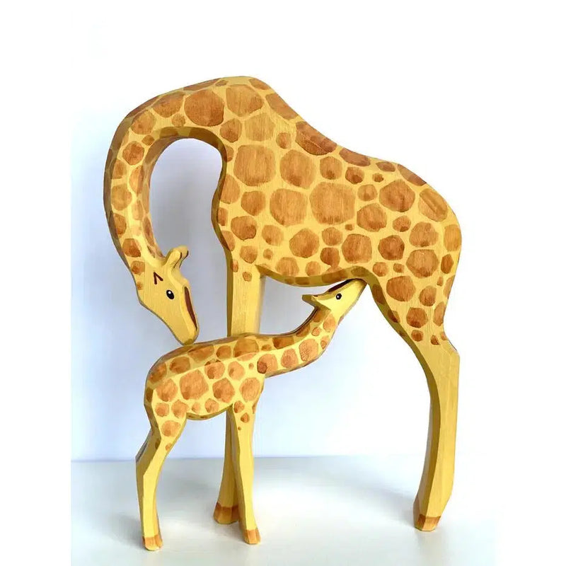 Giraffes set of 2-Small World Play-PoppyBabyCo-Acorns & Twigs