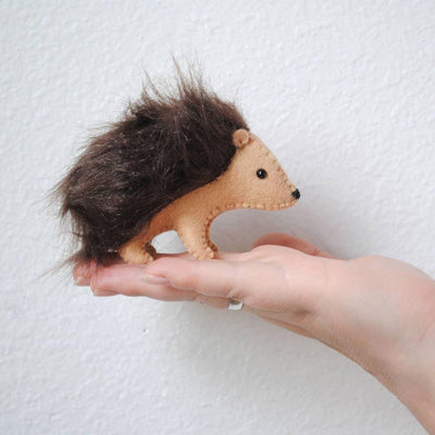 Hedgehog DIY Stuffed Animal Craft Sewing Kit-Felt Craft-DelilahIris Designs-Acorns & Twigs