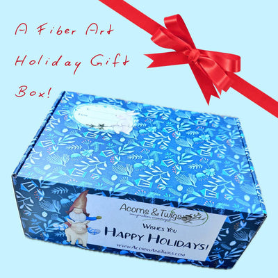 PRE-ORDER: Fiber Arts Holiday Gift Box-Gift Boxes-Acorns & Twigs-Acorns & Twigs