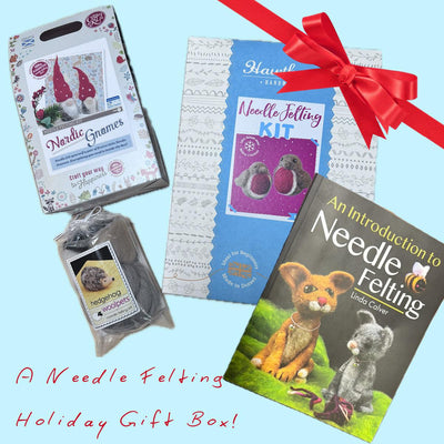 PRE-ORDER: Needle Felting Holiday Gift Box-Gift Boxes-Acorns & Twigs-Acorns & Twigs