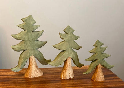 Pine Tree, set of 3-Small World Play-PoppyBabyCo-Acorns & Twigs