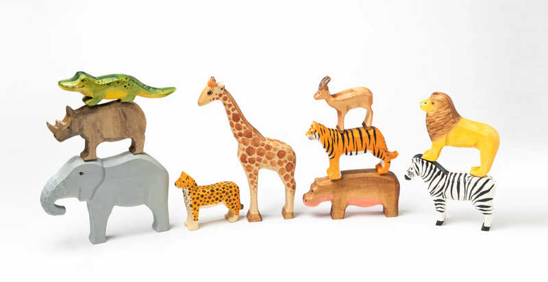 Safari Set A-Small World Play-PoppyBabyCo-Acorns & Twigs