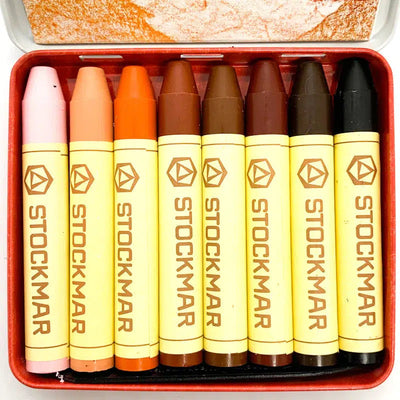 Stockmar COLOURS OF THE WORLD Stick Beeswax Crayon Sets-Drawing & Writing-Stockmar-Acorns & Twigs