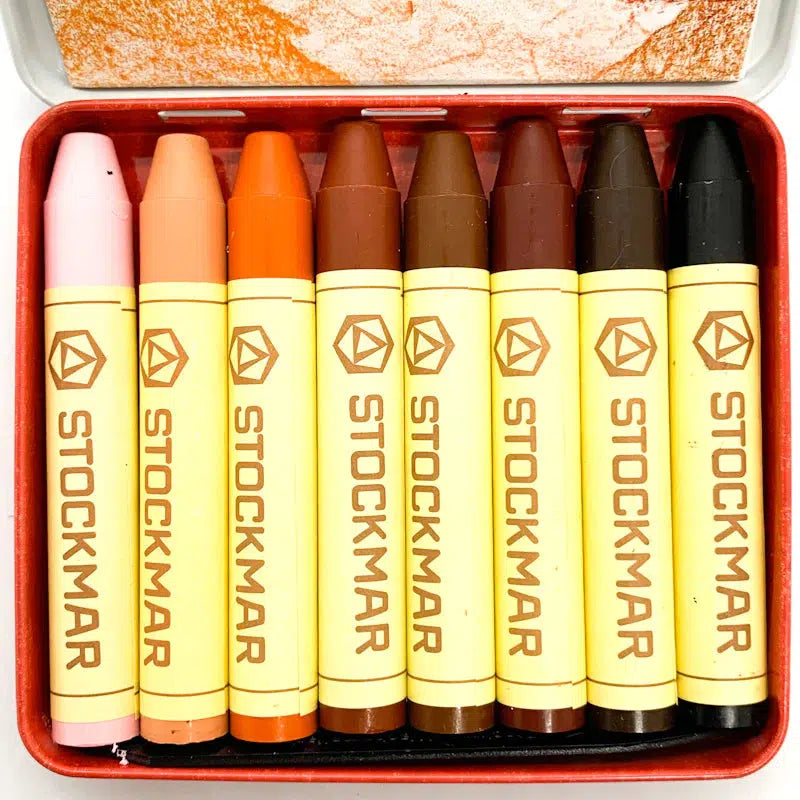 Stockmar COLOURS OF THE WORLD Stick Beeswax Crayon Sets-Drawing & Writing-Stockmar-Acorns & Twigs