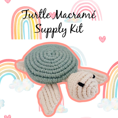 Turtle Supply Kit KOC-Macramé March 2024-KOC-Acorns & Twigs-Acorns & Twigs