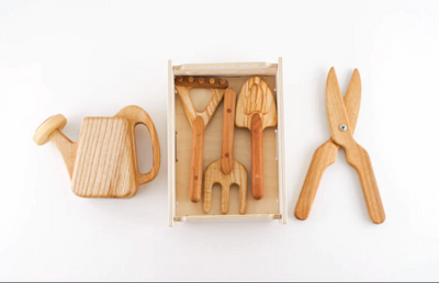 Wooden Gardening Toy Set-Wooden Toy-PoppyBabyCo-Acorns & Twigs