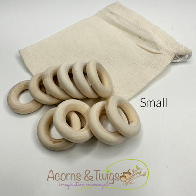 Wooden Rings-Wooden Toy-Acorns & Twigs-Acorns & Twigs