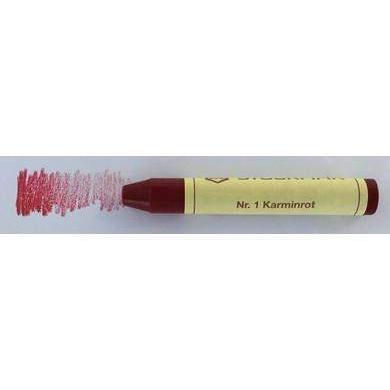 01 Carmine Red - Stockmar Wax Crayon Sticks-Coloring Sticks-Stockmar-Acorns & Twigs