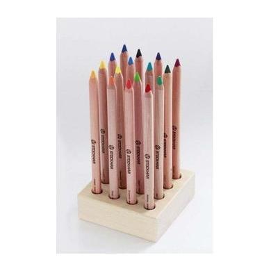 02 Vermilion - Stockmar Triangular Colored Pencil-Colored Pencils-Stockmar-Acorns & Twigs