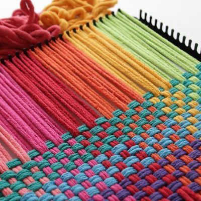 10" PRO™ Potholder Loom & Loops by Friendly Loom™-Weaving-Friendly Loom-Acorns & Twigs