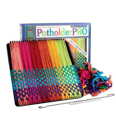 10" PRO™ Potholder Loom & Loops by Friendly Loom™-Weaving-Friendly Loom-Acorns & Twigs