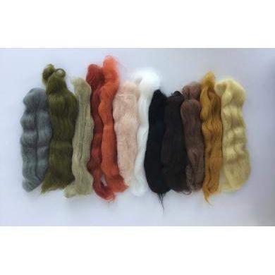 12 Nature Tones Large Set - Wool Top-Pre-Packaged Wool Sets-Acorns & Twigs-Acorns & Twigs