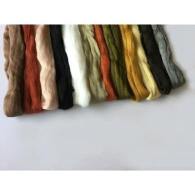 12 oz Nature Tones Merino Top-Pre-Packaged Wool Sets-Acorns & Twigs-Acorns & Twigs