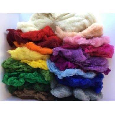 18 Color Wool Batt Large Complete Set-Pre-Packaged Wool Sets-Acorns & Twigs-Acorns & Twigs