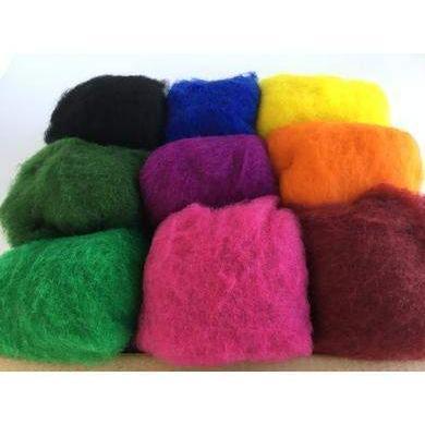 9 Color Wool Batt Large Intense Color Set-Pre-Packaged Wool Sets-Acorns & Twigs-Acorns & Twigs