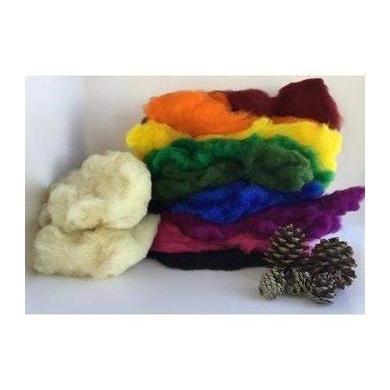 9 Color Wool Batt Large Intense Color Set-Pre-Packaged Wool Sets-Acorns & Twigs-Acorns & Twigs