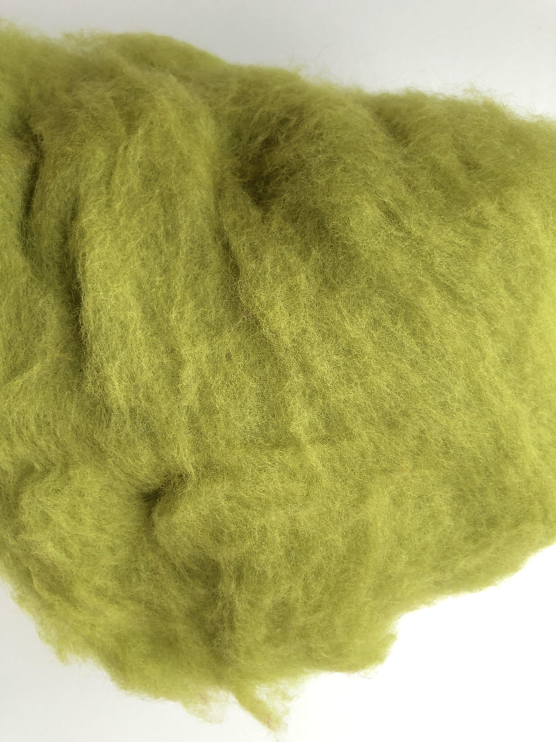 Australian Merino Batt - Light Green-Australian Merino Batt-Acorns & Twigs-Acorns & Twigs