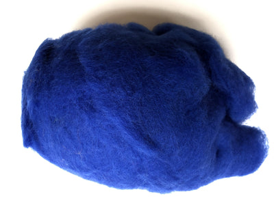 Australian Merino Batt - Royal Blue-Australian Merino Batt-Acorns & Twigs-Acorns & Twigs