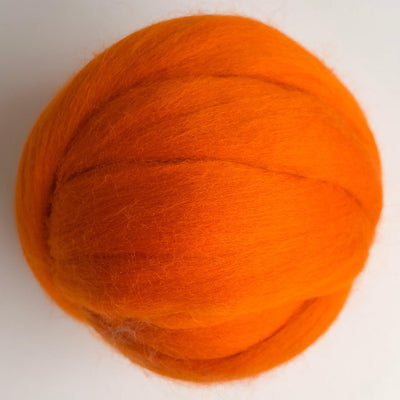 Australian Merino Top - Bright Orange-Australian Merino Top-Acorns & Twigs-Acorns & Twigs