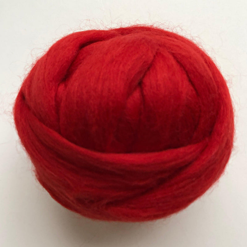 Australian Merino Top - Red-Australian Merino Top-Acorns & Twigs-Acorns & Twigs