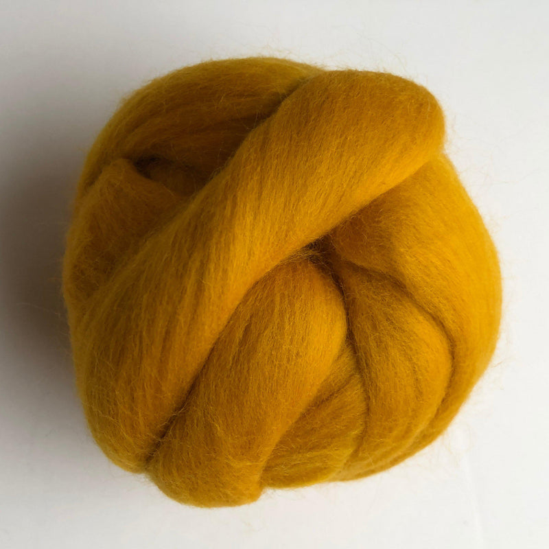 Australian Merino Top - Yellow-Australian Merino Top-Acorns & Twigs-Acorns & Twigs