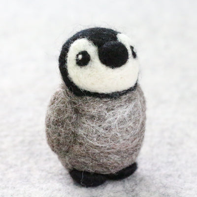 Baby Penguin Mini Felting Kit-Needle Felting-Hawthorn Handmade-Acorns & Twigs