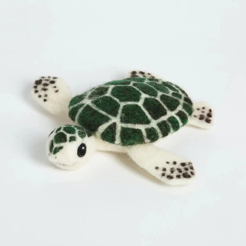 Baby Sea Turtle Mini Needle Felting Kit-Needle Felting-Hawthorn Handmade-Acorns & Twigs