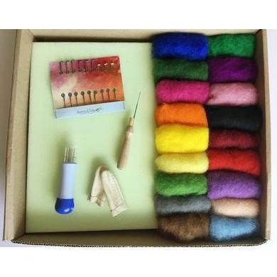 Batt - Needle Felting Beginner Kit-Pre-Packaged Wool Sets-Acorns & Twigs-Acorns & Twigs