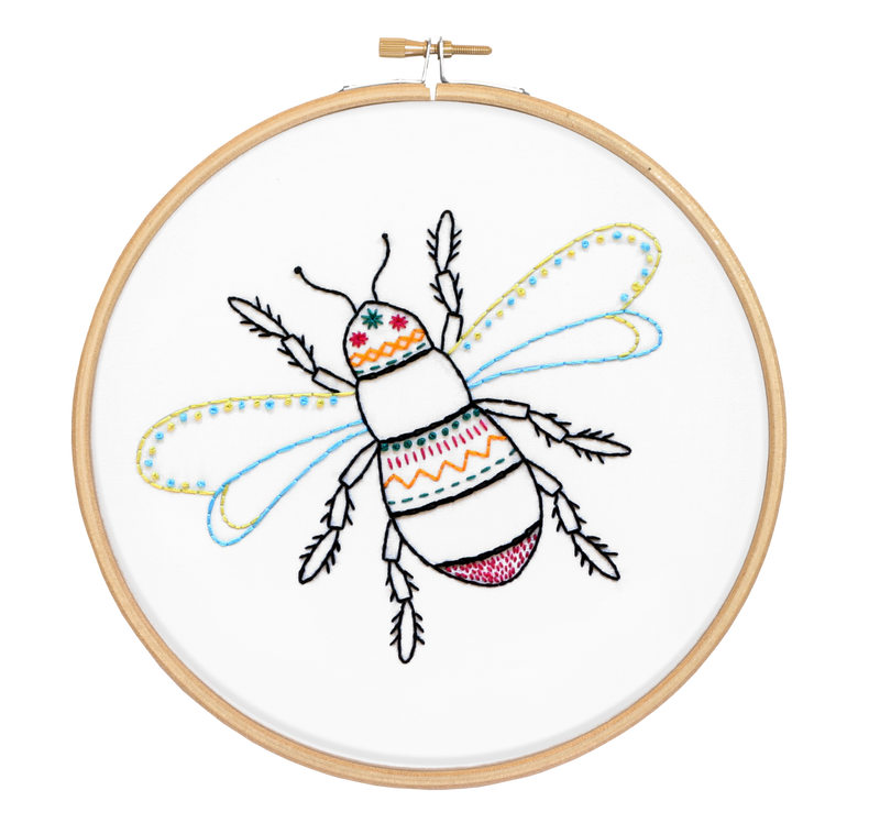 Bee Embroidery Kit-Embroidery-Hawthorn Handmade-Acorns & Twigs