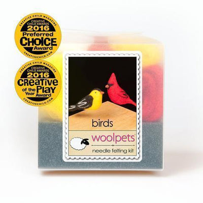 Birds Needle Felting Kit - Starter Kit-Needle Felting-WoolPets-Acorns & Twigs