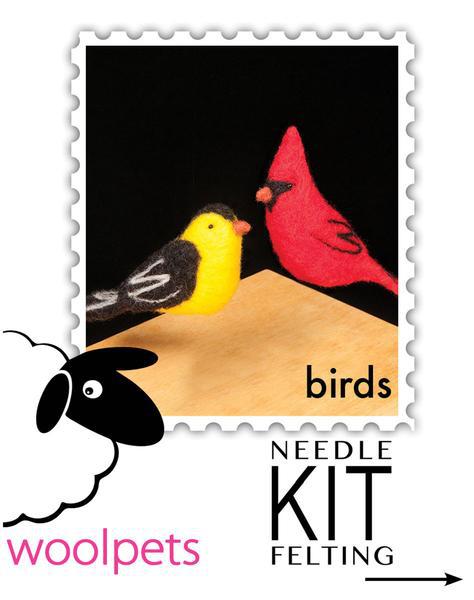 Birds Needle Felting Kit - Starter Kit-Needle Felting-WoolPets-Acorns & Twigs