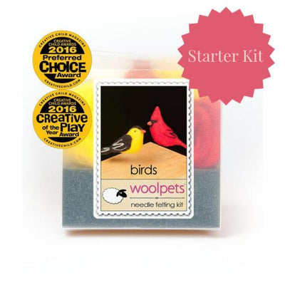 Birds Needle Felting Kit - Starter Kit-Needle Felting-WoolPets-Acorns & Twigs