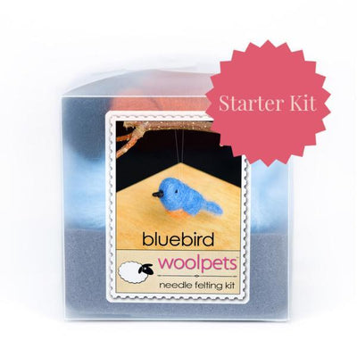 Bluebird Needle Felting Kit - Starter Kit-Needle Felting-WoolPets-Acorns & Twigs