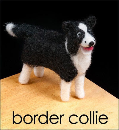 Border Collie Needle Felting Kit - Intermediate-Needle Felting-WoolPets-Acorns & Twigs