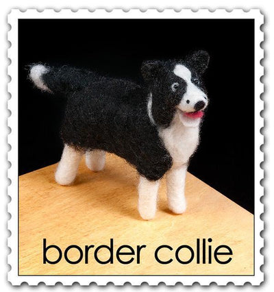 Border Collie Needle Felting Kit - Intermediate-Needle Felting-WoolPets-Acorns & Twigs