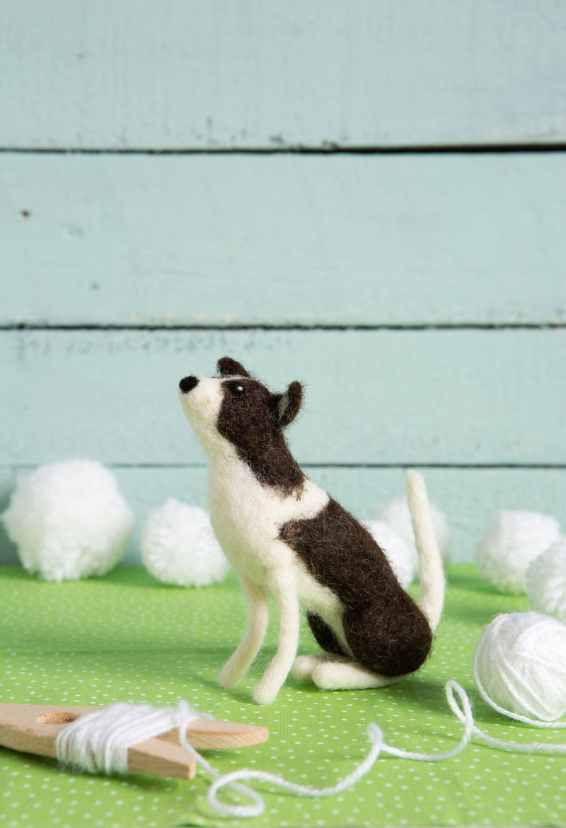 Border Collie Needle Felting Kit-Needle Felting-Hawthorn Handmade-Acorns & Twigs