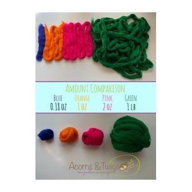 Bright Green - Top-South American Merino Top-Acorns & Twigs-Acorns & Twigs