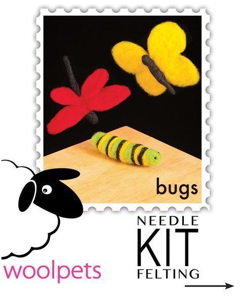 Bugs Needle Felting Kit - Starter Kit-Needle Felting-WoolPets-Acorns & Twigs