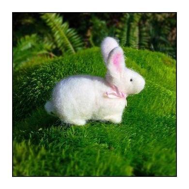 Bunny Needle Felting Kit - EASY-Needle Felting-WoolPets-Acorns & Twigs