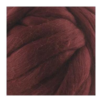 Burgundy - Top-South American Merino Top-Acorns & Twigs-Acorns & Twigs