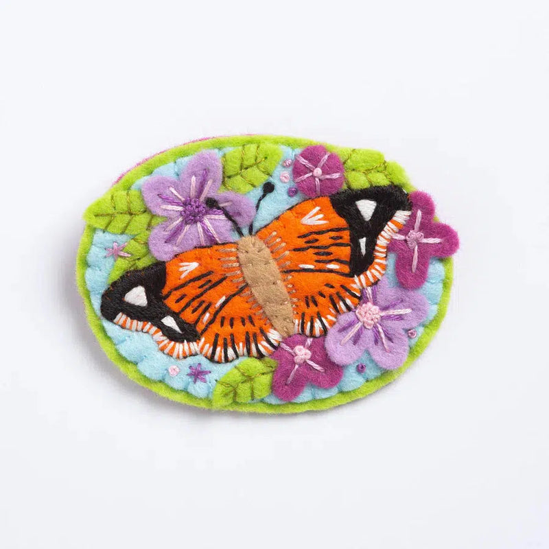 Butterfly Felt Craft Brooch Kit-Felt Craft-Hawthorn Handmade-Acorns & Twigs