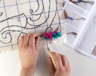 Butterfly Latch Hooking Kit by Friendly Loom™-Latch Hook-Friendly Loom-Acorns & Twigs