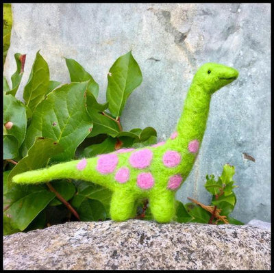 Dinosaur Needle Felting Kit - EASY-Needle Felting-WoolPets-Acorns & Twigs